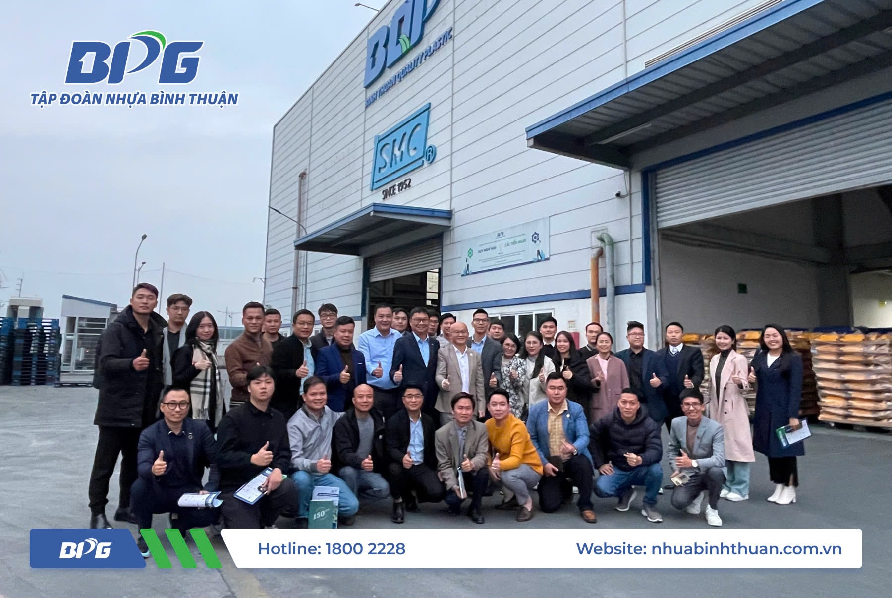 Đại biểu LITA Network F2F chụp ảnh lưu niệm tại Nhà máy BQP